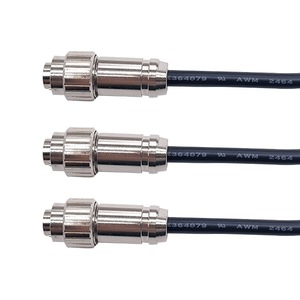 สายเชื่อมต่อกันน้ำ M12 ทองแดงบริสุทธิ์ ชุบนิกเกิล แบบตัวเมีย UL2464 26AWG 7 ขา สำหรับใช้กับตู้ PLC อุตสาหกรรม - Product Image 1