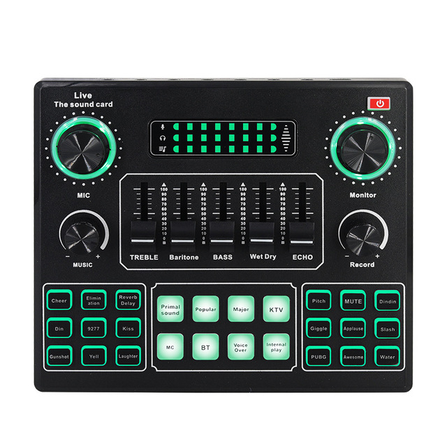 Good Quality of Voice and Music Professional for Live Broadcast Mic Sound Card Musical Instruments Accessories