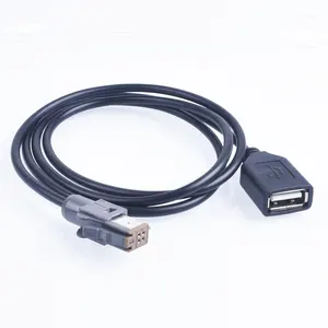 Car USB AUX Audio In Cable Adapter for Suzuki for Subaru