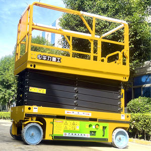 Asli dipasang Cherry pemetik gunting hidrolik Hoist 4m-18m digunakan Boom Mobile mengangkat gunting Platform untuk perawatan - Product Image 1