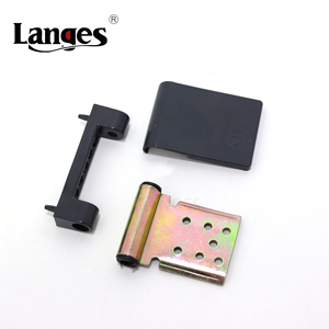 Charnière pivotante en alliage d'aluminium pour porte et fenêtre, avec couvercle en plastique, système d'ouverture à battant, avec vis - Product Image 2