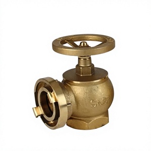 Robinet d'incendie en fonte rouge DN20 3/4 pouce avec volant noir pour les incendies de classe A et B - Product Image 4