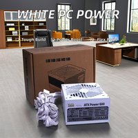 Letang Lingmao catu daya komputer Desktop baru dengan daya terukur 501W-600W 20 + 4Pin antarmuka warna hitam tersedia