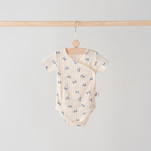 Macacão de Bebê Recém-Nascido 2026 Novo Estilo Coreano Estampado Primavera Verão para Meninas, Roupa de Bebê 100% Algodão Classe A - Product Image 5