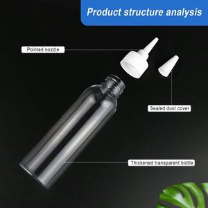 ขวดใส่น้ำมันใส่ผม/เซรั่มบำรุงผิว แบบพกพา บีบได้ ผลิตจากพลาสติก PET  ขนาด 100 มล. 120 มล. 250 มล.  รับพิมพ์โลโก้ตามสั่ง ขายส่ง - Product Image 3