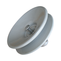 Isolateur de suspension en porcelaine anti-pollution à double abri YONGCELE XWP1-70, haute distance de fuite, 10KV 50/60Hz, pour ligne aérienne