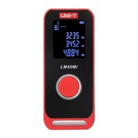 UNI-T LM40Mi/LM60Mi Mini télémètre laser m pouces pieds CLASSE II Batterie Li-ion Rétroéclairage LCD Haute précision