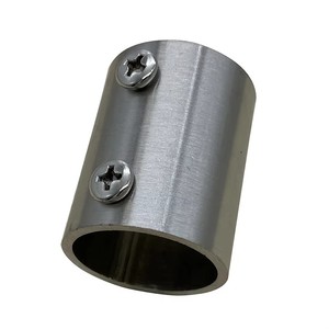 Connecteur de tube de tête de lit en acier inoxydable moulé sous pression, support de tringle de penderie, à surface satinée 1 - Product Image 3