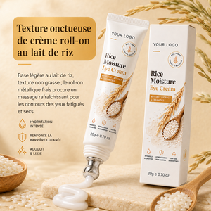 Crème Contour des Yeux Intense Hydratation – Atténue les Cernes, Adoucit les Zones Sèches et Rugueuses, Sans Parfum, à la Céramide de Riz - Product Image 6