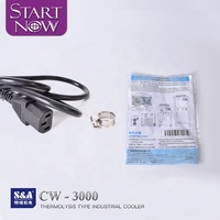 Refroidisseur d'eau industriel série S & A CW3000 CW3000DG CW3000TG CW3000AK pour machine à broche CNC 80W CO2 Laser Tube 1/2 HP refroidisseur