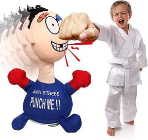 Luckykoo Muñeco de Peluche Antiestrés que Grita, Juguete de Boxeo para Aliviar el Estrés, para Escritorio - Product Image 2