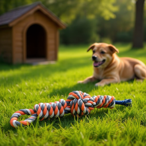 Jouet pour chien Yommy Rope, 60 cm, nœud noué, jouet à mâcher pour animaux de compagnie - Product Image 3
