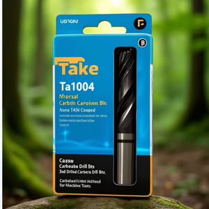 Foret universel en carbure Ttake Ta1004, revêtement Nano TiAlN, forets en carbure 5Xd - Product Image 3