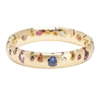 Bague élégante et simple en cuivre plaqué or, colorée, bijoux pour femmes, accessoires