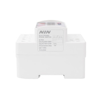Sélecteur de phase électronique 3 phases 3P+N sur rail DIN 100A 63A avec affichage LED en cuivre, relais de surveillance de tension et de courant réglables