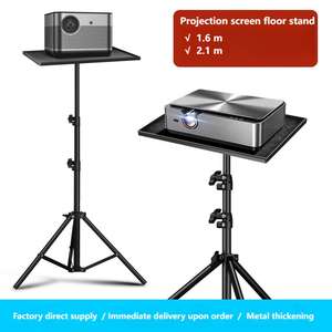Support de rangement en métal réglable <span class=keywords><strong>Trépied</strong></span> vertical Plateau de bureau avec écrou Projecteur Support de sol pour un placement pratique de la table - Product Image 3