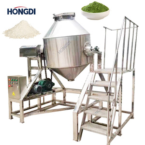 Food Grade Industrial Automatic 1000L Agitator Rotary Drum Dry Food Powder Mixer with Motor & Gear for Chemicals - Product Image 1