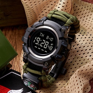 Nouvelle montre numérique à boussole, chronographe, multifonction, montre LED pour étudiants, montre de sport de plein air, camouflage, mode, montre électronique pour hommes - Product Image 4