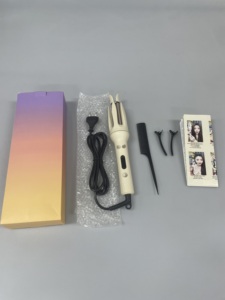 <span class=keywords><strong>Fer</strong></span> <span class=keywords><strong>à</strong></span> <span class=keywords><strong>boucler</strong></span> automatique LED anti-emmêlement 28 mm, <span class=keywords><strong>fer</strong></span> <span class=keywords><strong>à</strong></span> friser électrique rotatif portable intelligent <span class=keywords><strong>à</strong></span> 4 températures, boucleur professionnel - Product Image 6