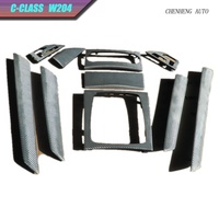 Intérieur de tableau de bord pour classe C W204 C63 2011 ~ 2013y Car Inter Full set Carbon Fiber Modified Parts Decorative Frame