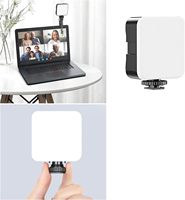 Nouvelle vente Portable poche LED caméra lumière tricolore 49 pièces éclairage de remplissage pour photographie vidéo Vlog conférence