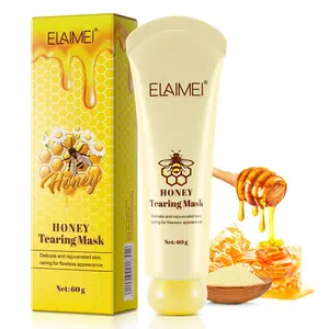 ALIVER Peel Mask Oil Control Blackhead Remover Nettoyage en profondeur Soins de la peau Honig Trockenmaske Honey Tearing Mask