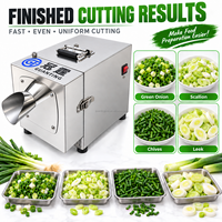 Machine de découpe automatique de légumes commerciale 150W pour oignon vert, ciboulette, poireau, ail et pousses de légumes