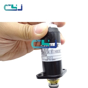 Vanne solénoïde de pompe hydraulique 2254558 225-4558 KDRDE5K-31/40E30-116A pour excavatrice E330D E349D, pièces d'excavatrice - Product Image 6