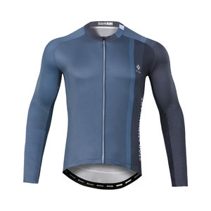 Haut de cyclisme à manches longues multifonctionnel et personnalisable, avec protection UV, respirant, pour le printemps et l'automne - Product Image 1