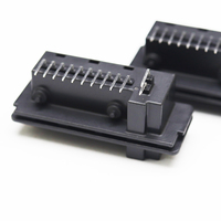 Échantillons gratuits connecteur automobile positions de pas de 2.54mm 10 + 2 broches 90 degrés avec aiguille plate de poteau de localisation K2008 pour carte Pcb