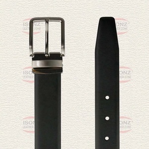 Cinturón de cuero genuino de alta calidad, hebilla clásica de lujo personalizada, en relieve, venta al por mayor - Product Image 2