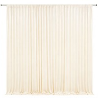 Tissu extensible en soie de lait pour plafond, rideau drapé, style simple, blanc, rouge, bordeaux, noir, bleu, pour décoration de tente de mariage ou d'événement