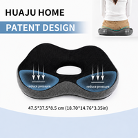 Coussin de siège ergonomique en mousse à mémoire de forme respirante pour soulager la douleur du coccyx, pour la maison, le bureau et la voiture