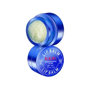 KDK маленькая синяя банка Гидра увлажняющий Восстанавливающий бальзам для губ Профессиональный Уход за губами глубокий увлажняющий прозрачный и успокаивающий