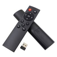 Remote Kontrol Keyboard Mouse Udara Nirkabel 2.4G, Remote Kontrol untuk PC TV Android TV Box