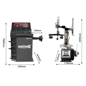 Máquina de Neumáticos y Equilibradora de Ruedas Sunmo CE, Equilibradora de Neumáticos SMT-70+SMB-W103, Cambiador de Neumáticos Automático SMT-70+SMB-W103 - Product Image 2