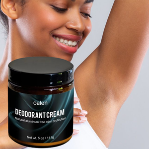 Oalen Marque privée Crème déodorante naturelle biologique <span class=keywords><strong>Sans</strong></span> bicarbonate Contrôle des odeurs pour le corps des femmes et des hommes - Product Image 6