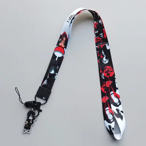 Porte-carte d'identité en polyester avec logo personnalisé Anime, sangle de téléphone avec cordon tour de cou pour Cosplayers et Fans, <span class=keywords><strong>accessoire</strong></span> mignon de dessin animé - Product Image 2