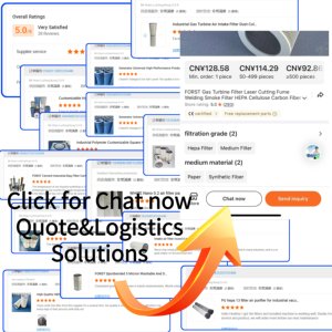 Forst Nhà cung cấp Bụi Collector thiết bị hàng đầu cứng PU Polyester + PTFE xếp li Cartridge Túi bộ lọc không khí - Product Image 5