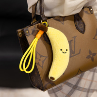 Superzachte PP-katoenen pluche fruit- en groente sleutelhangerpop 10cm, aanpasbare maat, kinderspeelgoed, cadeau voor auto, mobiel & tas