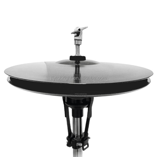 Professional 12 Inch Electric Drum Set Kit with Hi Hat Cymbal Metal Construction 360 Force Sensor Choke & Piezo Triggers