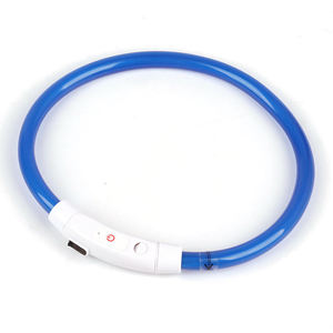 Venta al por mayor LED Glow-In-The-Dark <span class=keywords><strong>Dog</strong></span> <span class=keywords><strong>Collar</strong></span> Collares de corte de longitud ajustable para adaptarse a mascotas pequeñas y grandes - Product Image 6