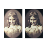 Carte de transformation 3D personnalisée sur le thème d'Halloween, accessoires d'horreur, collection de cartes changeantes en quatre dimensions