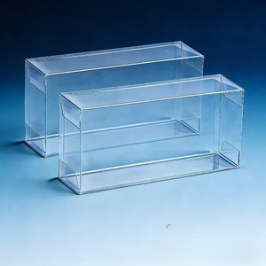 Boîte transparente empilable sur mesure pour cartes, casques, modèles d'art, poupées, vitrines de présentation pour figurines de collection ETB - Product Image 1