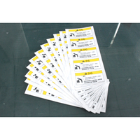 Étiquettes et autocollants personnalisés durables et imperméables disponibles en rouleaux ou en feuilles pour les imprimantes d'étiquettes