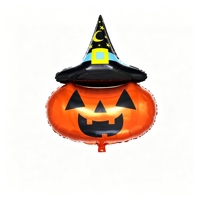 Ballons en Mylar à motif de dessin animé, vente en gros, nouveauté 2026, ballons gonflables en forme de citrouille d'Halloween, jouets gonflables, ballons en aluminium à l'hélium
