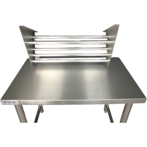 Étagère murale en acier inoxydable argenté VICTORY Source Factory, modèle VCT, capacité 100 kg, armoires pour la restauration, les hôtels et les restaurants - Product Image 2