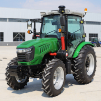 Tracteur agricole certifié CE LEVIK avec cabine climatisée en option, haute efficacité de travail pour la semence