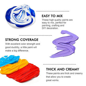 Profesional 24 colores pintura acrílica artista 60ml pigmento para colorear pintura acrílica para dibujar - Product Image 6