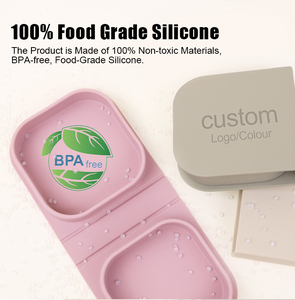 Diseño de <span class=keywords><strong>libro</strong></span> único, libre de Bpa, Grado Alimenticio, silicona, portátil, para viajes al aire libre, platos plegables para bebés, plato personalizado para <span class=keywords><strong>comer</strong></span> para niños - Product Image 3
